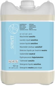 Detergent pentru rufe Sonett sensitiv, 10 litri, biodegradabil, dermatologic testat