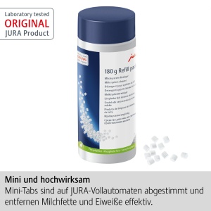 Detergent pentru sistemul de lapte Jura Mini-Tabs 180 g - Img 2