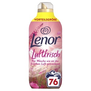Detergent textil Lenor Luftfrisch Wildblumenfeld, 76 spalari, concentrat