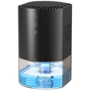 Dezumidificator electric AROEVE 990ml, compact, ultra-silentios, cu lumina ambientala 7 culori