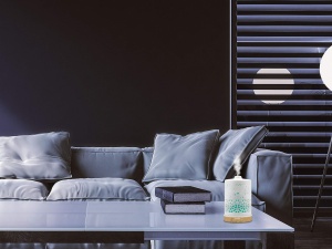 Difuzor aromaterapie Beper 70.404, ultrasunete, LED 7 culori, 100 ml, alb - Img 9
