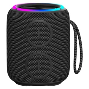 Difuzor Bluetooth SENCOR Sirius 2 MINI, 16W, rezistent la apa IPX7, sunet la 360deg, iluminare LED, negru - Img 3
