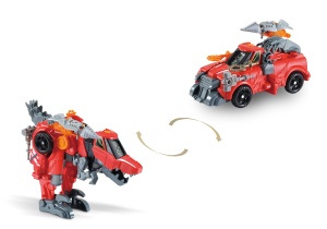 Dinozaur Transformabil VTech Switch and Go Dinos Fighter-Velociraptor cu Efecte Luminoase si Sonore - Img 3
