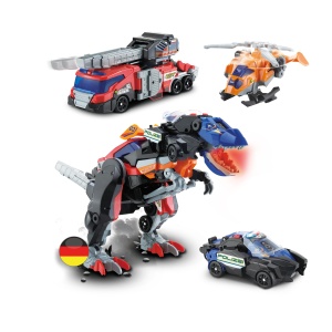 Dinozaur Transformabil VTech Switch and Go Dinos Super-T-Rex 3-in-1 cu LCD si Sunete