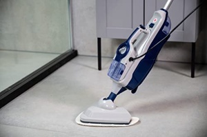 Dirt Devil Steam Cleaner DD7003-2-in-1 Aparat de curatat cu abur si pardoseala portabil - Mop de podea 1600W - incl. 5 atasamente diferite - potrivit pentru diferite tipuri de pardoseli - raza de actiune de 5,5 metri - albastru - Img 4