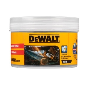 Disc de taiere inox Dewalt DT20598-QZ 125 x 1,0 mm, 50 bucati - Img 3