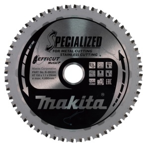 Disc Saw Makita B-69331 EFFICUT 150 x 1,1 mm, 48 dinti, pentru metal