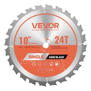 Disc VEVOR 254 mm 24 Dinti pentru Circular Otel Aliat Taiere Precisa Lemn