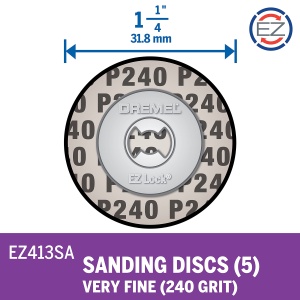 Discul de Slefuire Dremel EZ413SA, Kornung 240, Violett - Img 2