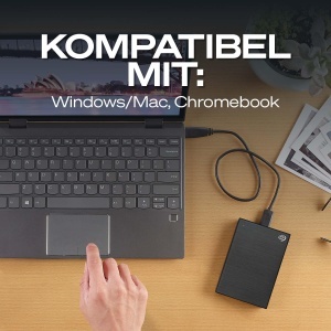 Discul extern Seagate One Touch 1TB, USB 3.0, metalic, portabil - Img 9