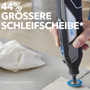 Discuri de slefuire Dremel MAX SC411DM, 3 bucati, 3.2 mm, pentru lemn, plastic, metal - Img 5