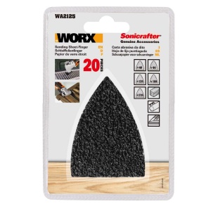 Discuri de Slefuire WORX WA2125, Set 20 buc, Kornungen 40-220, Compatibile cu Sonicrafter - Img 2