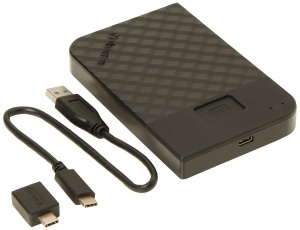 Discuri externe Verbatim Fingerprint Secure 2 TB, negru, cu scanner de amprente - Img 3
