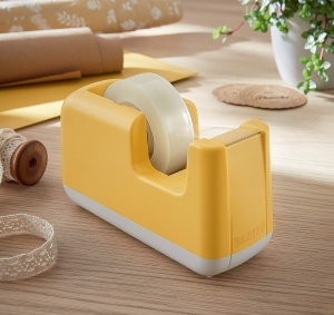 Dispenser banda adeziva Leitz Cosy 53670019, galben, 19mm, cu cutit premium - Img 2