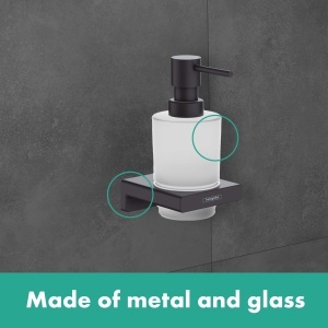 Dispenser de sapun hansgrohe AddStoris, 200 ml, crom, montare pe perete - Img 3