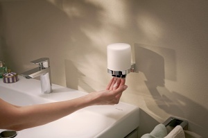 Dispenser de sapun hansgrohe AddStoris S, 200 ml, crom, montare pe perete - Img 2
