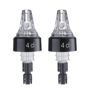 Dispenser pentru bauturi Westmark, set 2 bucati, 4 cl, plastic transparent