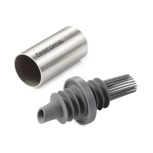 Dispenser ulei Tescoma GrandCHEF cu pensula, silicon, inox, tropffrei - Img 2