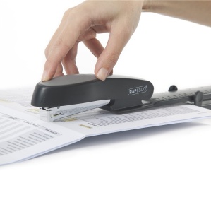 Dispozitiv de Capsat Rapesco Manta Ray R79026NS, Capacitate 20 Foi, Negru - Img 2
