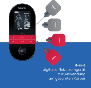 Dispozitiv de Electrostimulare Beurer EM 59 Heat, 4-in-1, 64 Programe, Reincarcabil - Img 3