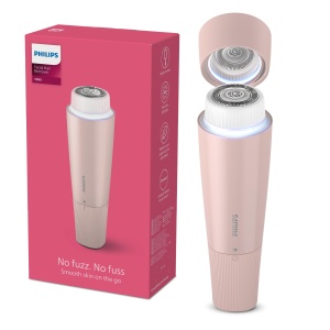 Dispozitiv de indepartare a parului facial Philips 5000 Series, compact, wireless, cu cap hypoalergenic