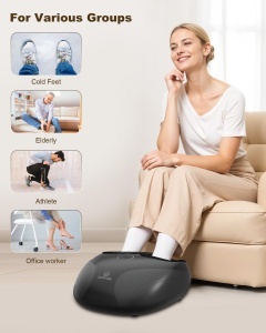 Dispozitiv de Masaj pentru Picioare Comfier, cu Calorifer, Shiatsu, Compresie - Img 5