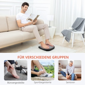 Dispozitiv de Masaj pentru Picioare COMFIER cu Functie de Caldura, 2-in-1, Shiatsu - Img 9