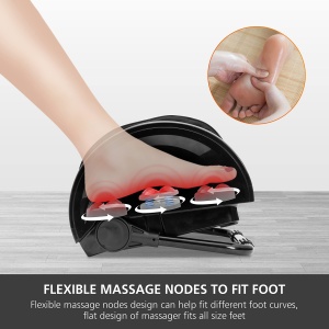 Dispozitiv de masaj pentru picioare Snailax cu caldura, 6 bile Shiatsu, 3 moduri - Img 4