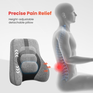 Dispozitiv de Masaj pentru Spate COMFIER, Ergonomic, cu Functie de Incalzire, 4 Noduri Shiatsu - Img 2