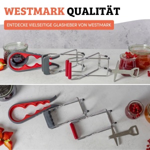 Dispozitiv de ridicare sticle Westmark - pentru borcane fierbinti, cromat, 4-punct - Img 11