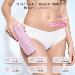 Dispozitiv IPL Anysea pentru Epilare cu Racire Saphir, 300.000 Impulsuri, 3 Moduri - Img 3