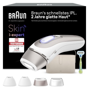 Dispozitiv IPL pentru Epilare Braun Skin iexpert 7, PL7387, Rosegold - Img 1