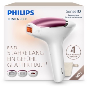 Dispozitiv IPL pentru indepartarea parului Philips Lumea 9000 BRI93900, 3 capete, 5 ani rezultate