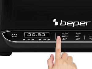 Dispozitiv multifunctional BEPER Airfryer cu 8 programe - friteuza, gratar, cuptor, cuptor pentru pizza, deshidratator, friptura - Img 9