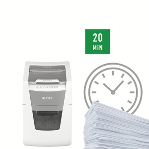 Distrugator de documente Leitz IQ Autofeed, 100 foi, 34L, silentios - Img 6