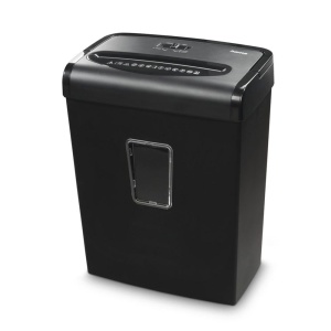 Distrugator documente Hama Premium 20L 8 coli Particule 2x12 mm Negru