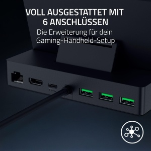 Docking Station Razer Handheld Dock Chroma 6-in-1 HDMI USB-C Negru - Img 3