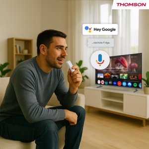 Dongle Streaming 4K UHD Thomson Go Cast 152, 32GB, Alb - Img 3