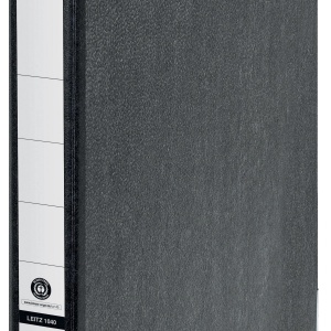 Dosar cu 2 inele Leitz 5 bucati, negru, 3.5 cm latime, capacitate 200 foi - Img 2