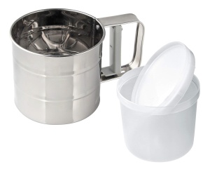 Dr Oetker Einhand Mehlsieb Inox 350g Cu Cutie de Depozitare - Img 2