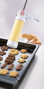 Dr Oetker Gebackpresse 1981 Alb 10 Forme Usor de Curatat - Img 5