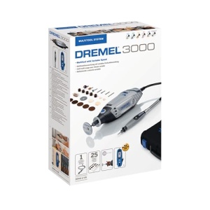 Dremel 3000 Unealta multifunctionala 130W, set de 1 atasament, 25 accesorii, viteza variabila 10.000-33.000 rpm pentru taiere, slefuire, gravare, lustruire, ascutire, curatare, sculptura - Img 10