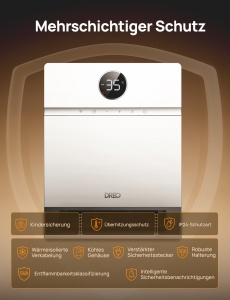 Dreo Wandkonvektor Smart 2000W Termostat Reglabil Compatibil Alexa - Img 5