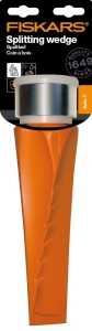 Drept Spalt Keil Fiskars SAFE-T, Otel Hardenit, Culoare Portocalie, 2.53 kg - Img 9
