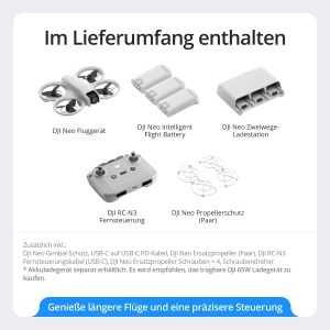 Drona Mini DJI Neo Fly More Combo, 4K UHD, 135g, 3 acumulatori - Img 7