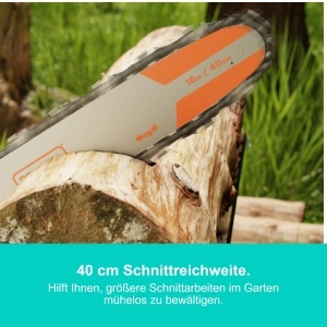 Drujba electrica BLACKDECKER BECS2040-Q, 2000 W, 40 cm, cu sistem de lubrifiere automata - Img 3