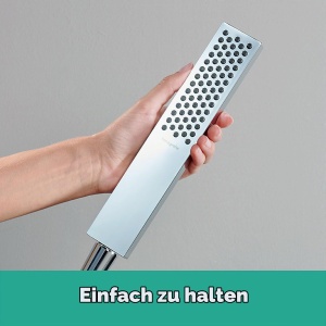 Dus cu mana hansgrohe Pulsify E, crom, design minimalist, functie anticalcar - Img 7