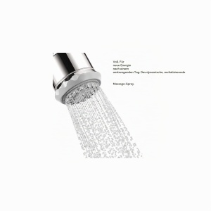 Dus de dus Hansgrohe Clubmaster HG28496001, crom, 3 tipuri de jeturi - Img 6