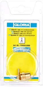 Duza de stropire GLORIA G-H 49-55 din alama, 1 mm, unghi de stropire 55 - Img 3