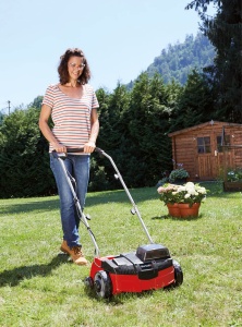 Einhell Scarificator-aerator cu acumulator GC-SC 36/31 Li-Solo Power X-Change (litiu-ion, 36 V, latime de lucru 31 cm, combinatie 3 in 1, rola cutit cu rulmenti cu bile cu 8 lame, fara baterie si incarcator) - Img 4